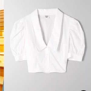 Aritiza solitaire blouse top size small